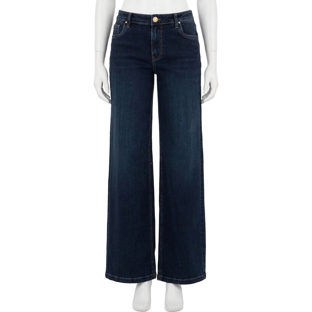 NEW KUT FROM THE KLOTH high rise wide leg with clean hem jeans in attributable